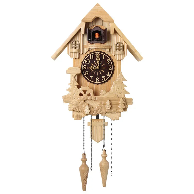 ROMAN - Horloge coucou bois cadran romain