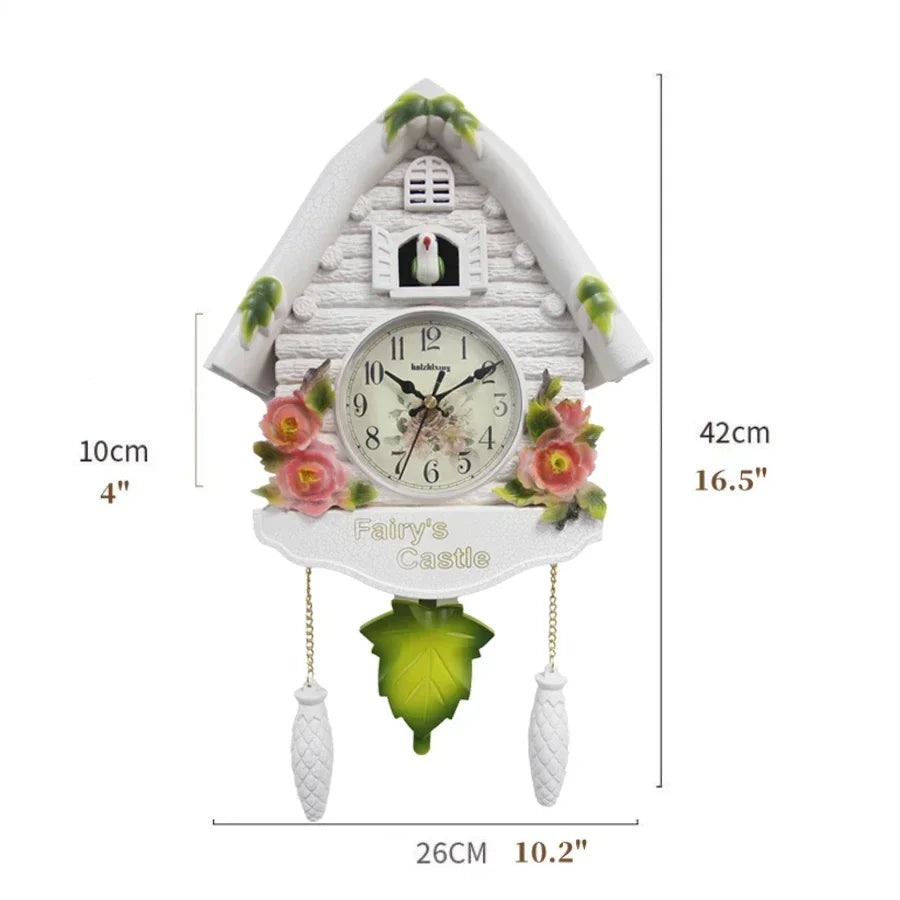 NEIGE - Horloge coucou
