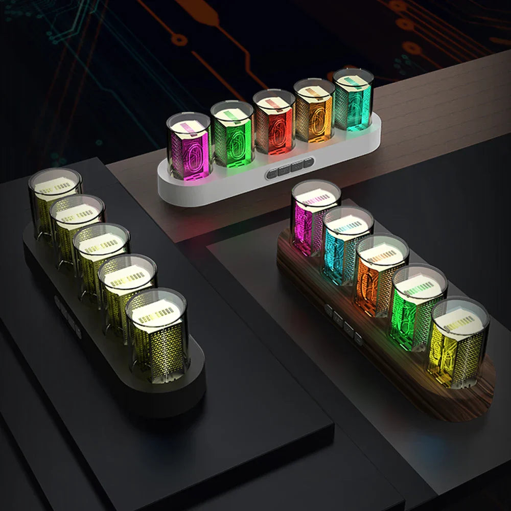 SPECTRA - Horloge Nixie RGB design