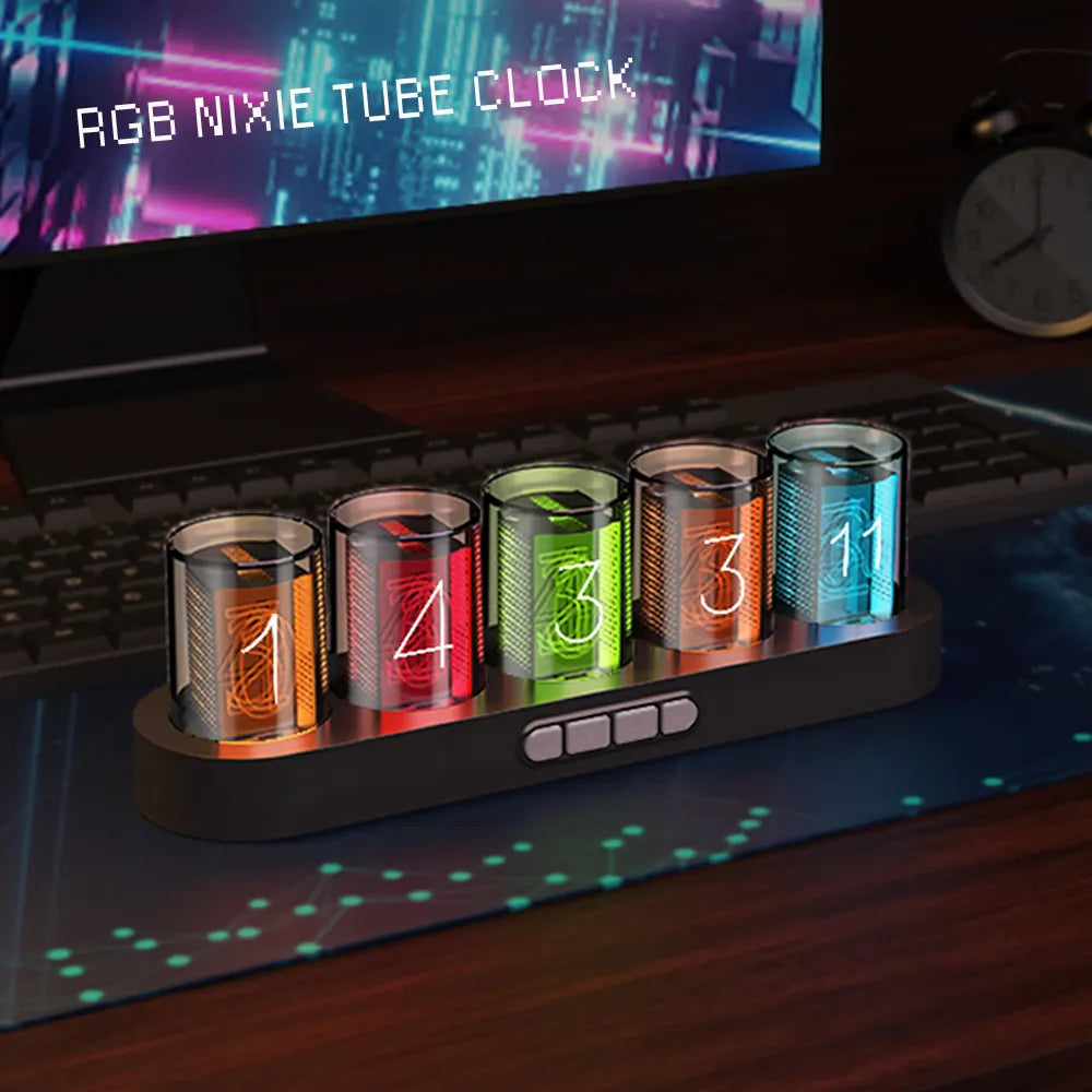 SPECTRA - Horloge Nixie RGB design