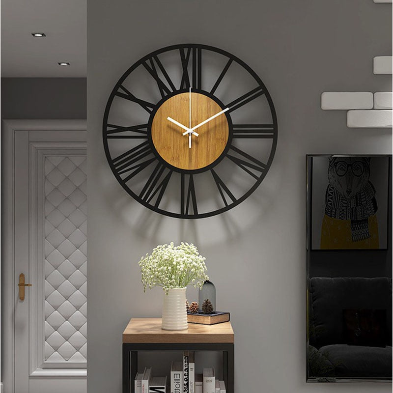 Horloge Murale Bois Scandinave