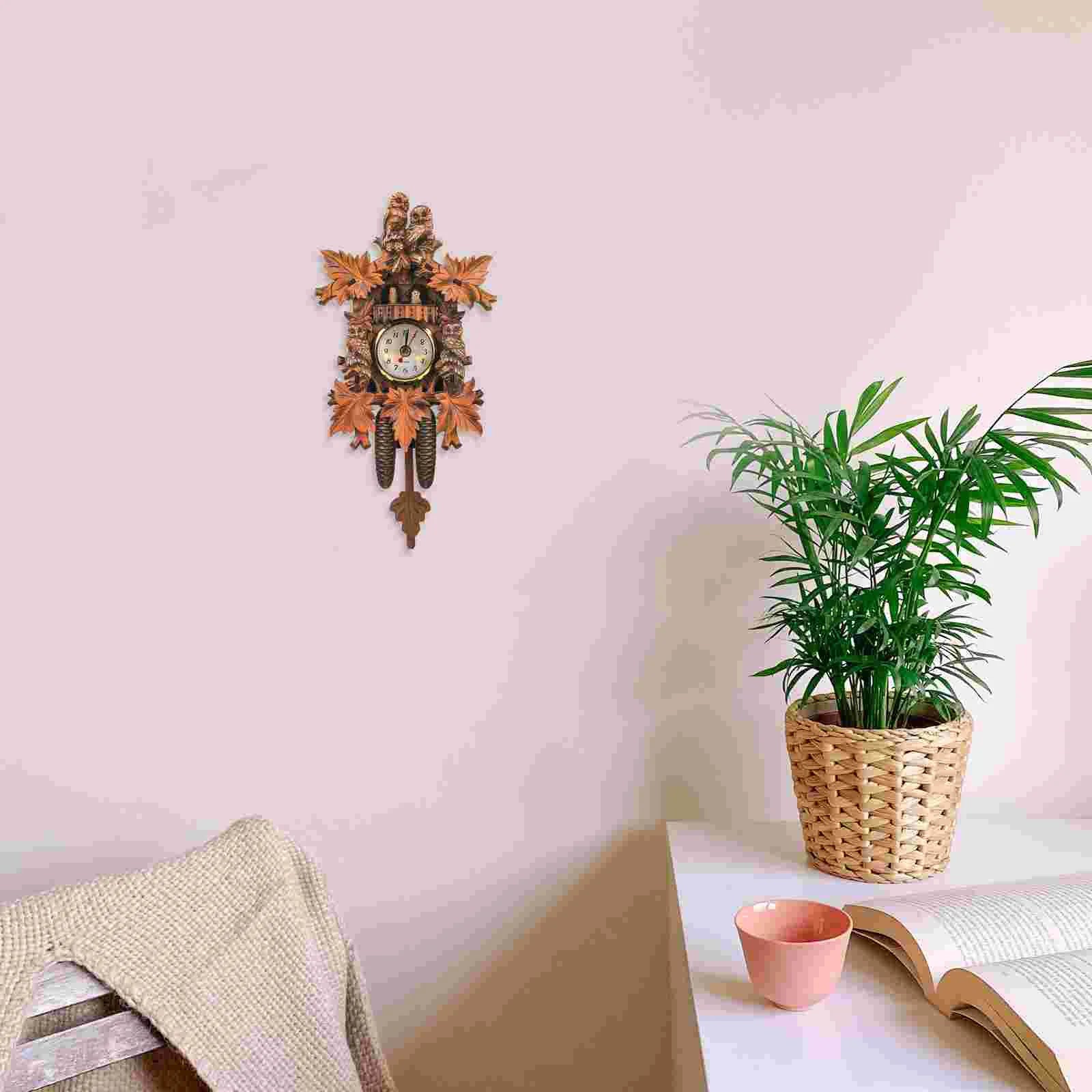 NOCTUA - Horloge coucou hibou vintage
