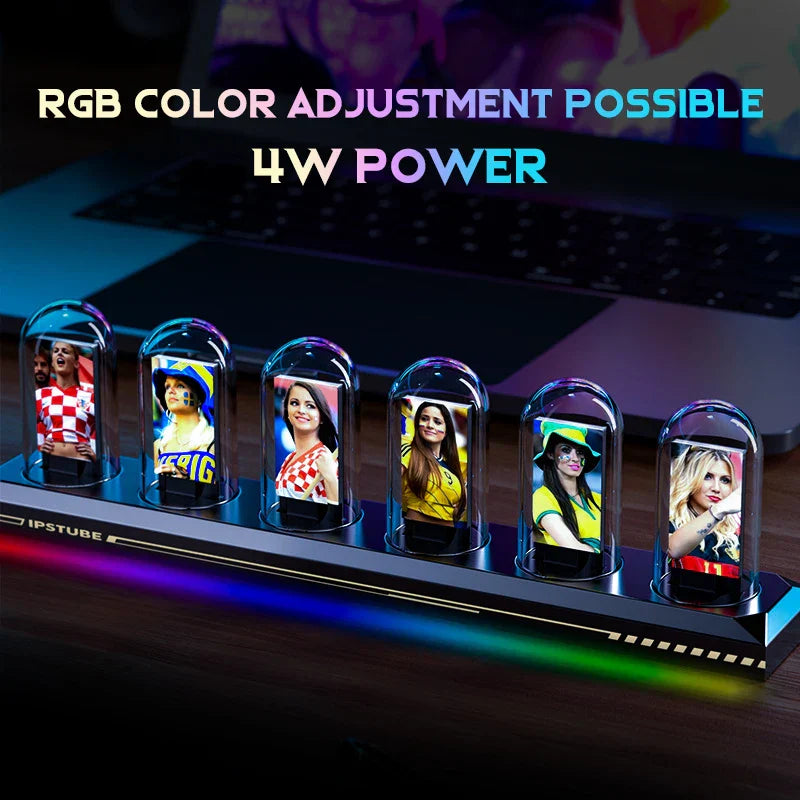 LUMINA - Horloge Nixie RGB personnalisable