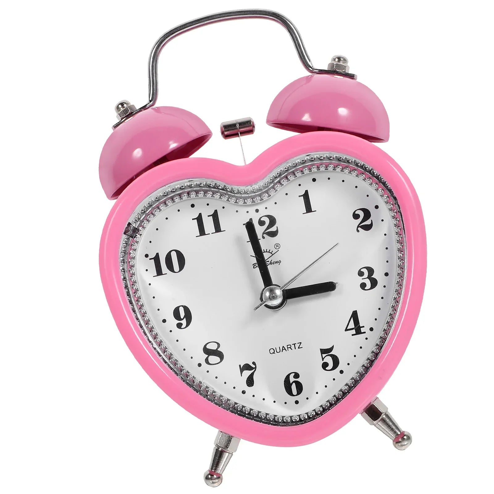 COEUR - Reveil rose forme coeur