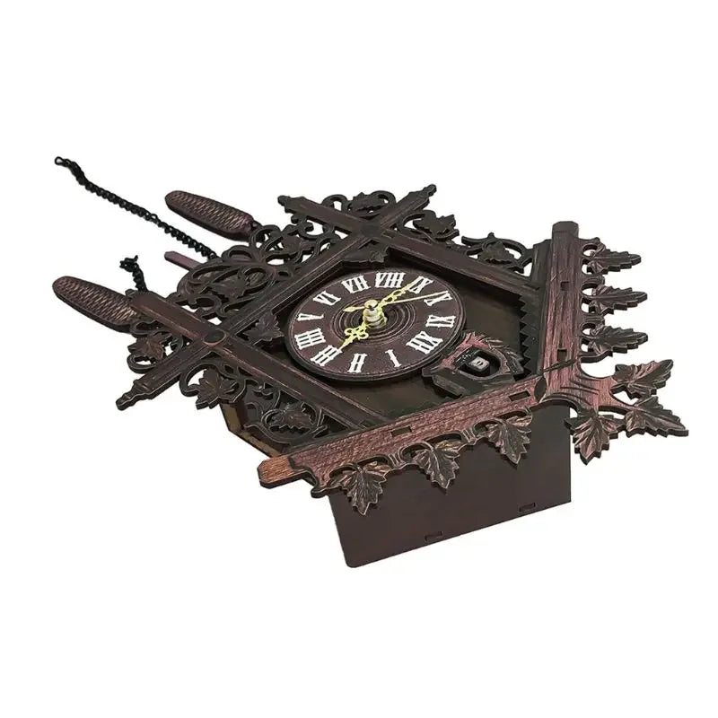 VARDA - Horloge coucou bois vintage