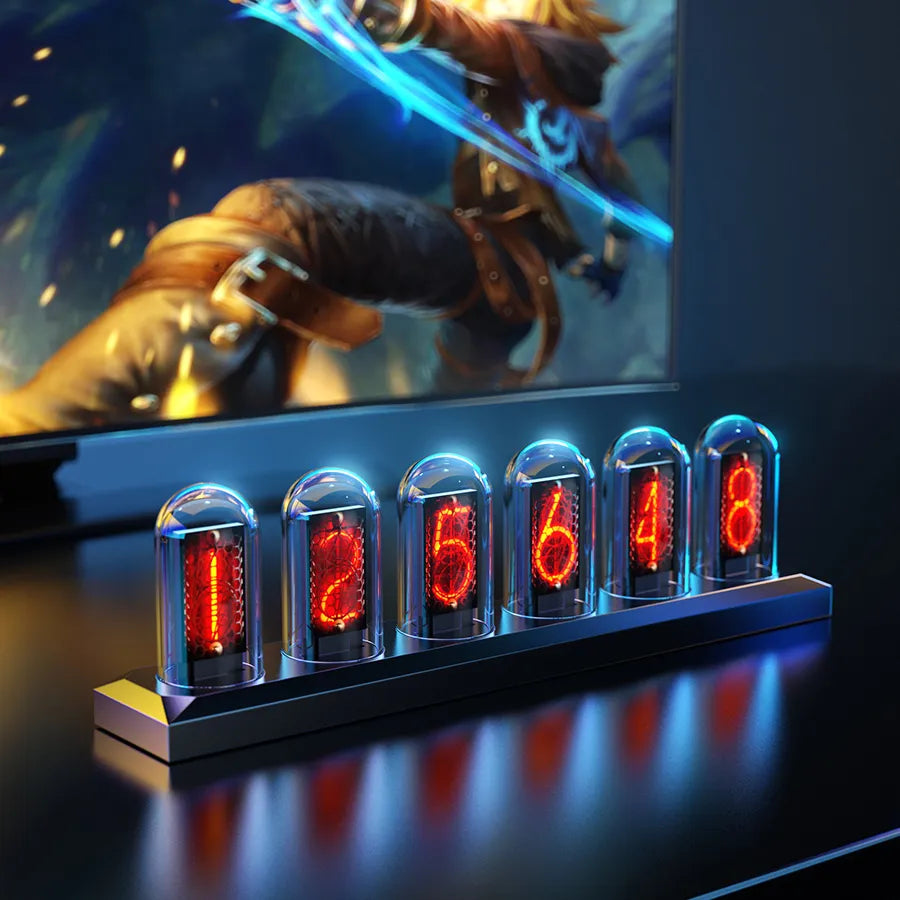VECTOR - Horloge Nixie LED futuriste