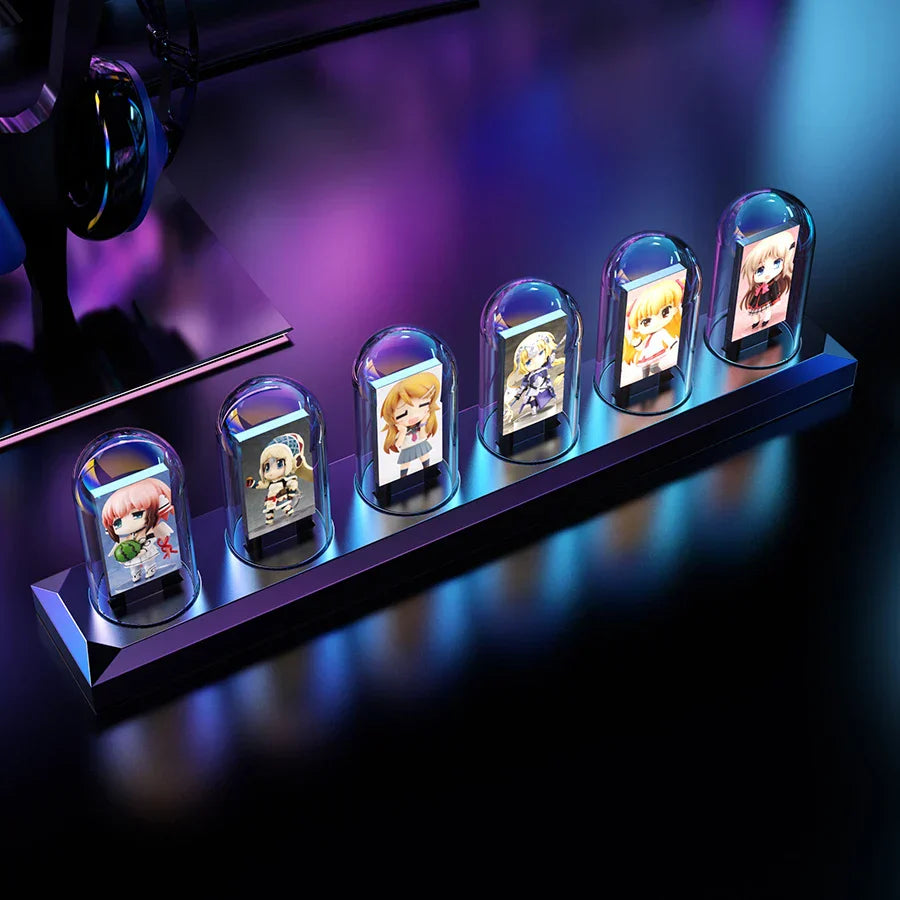 VECTOR - Horloge Nixie LED futuriste
