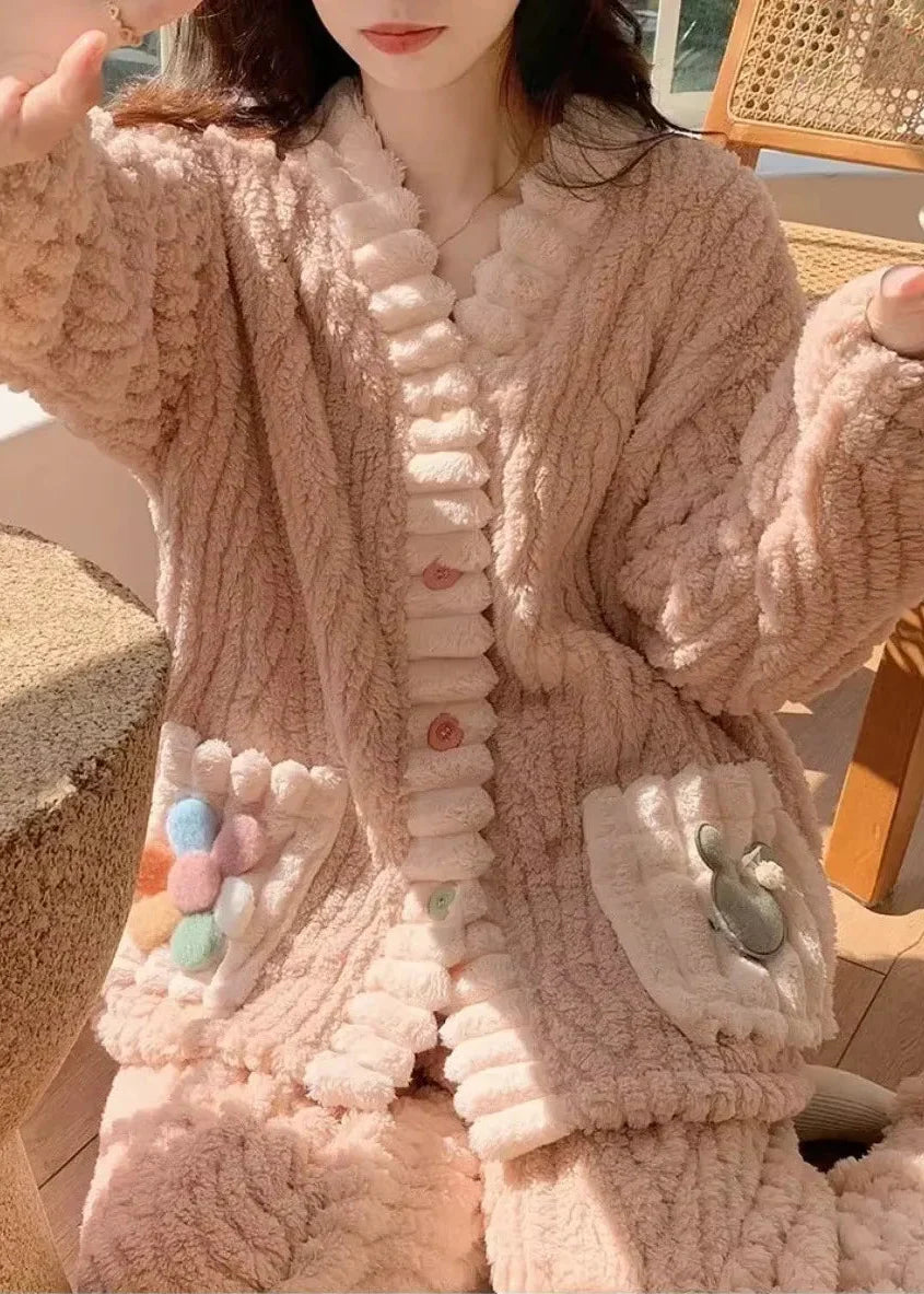 Léontine — Pyjama cardigan douceur