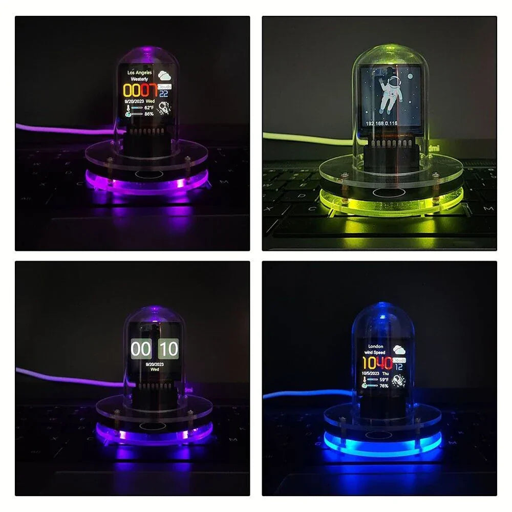 TEMPO - Horloge Nixie mini station météo