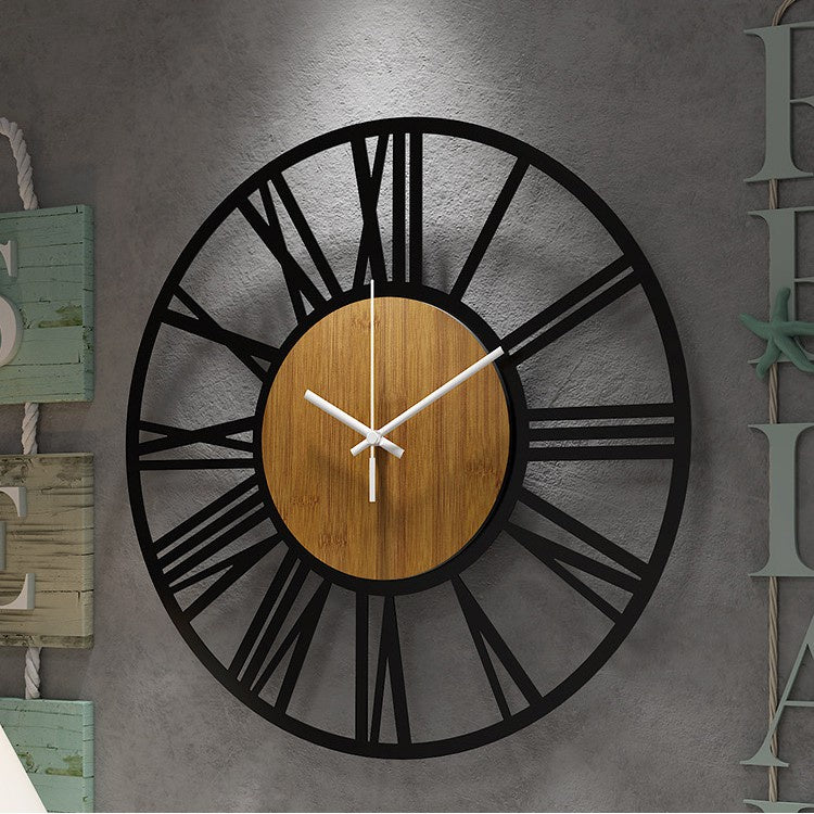 FJORD - Horloge murale bois scandinave