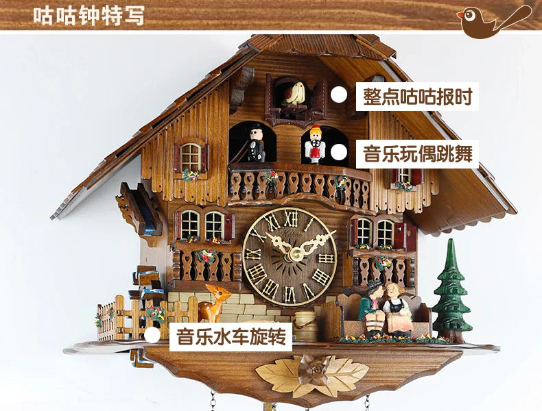ALPEN - Horloge coucou suisse 30 cm