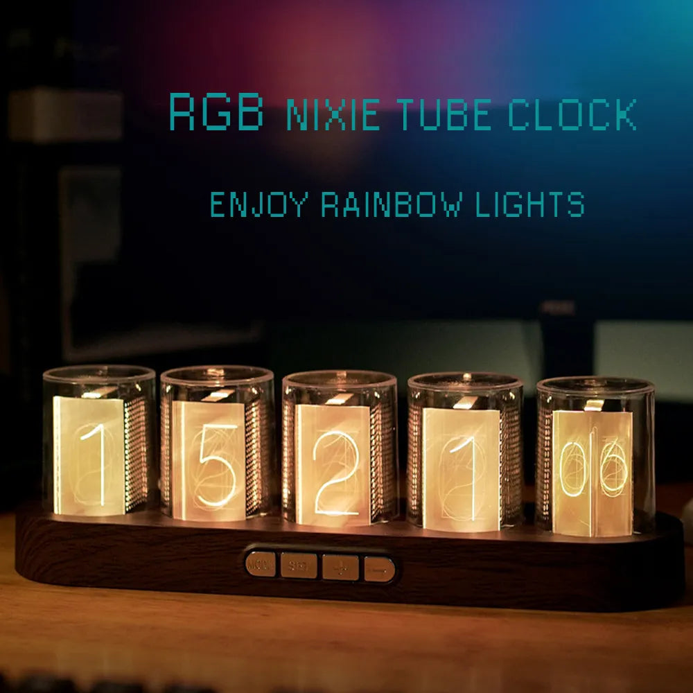 SPECTRA - Horloge Nixie RGB design