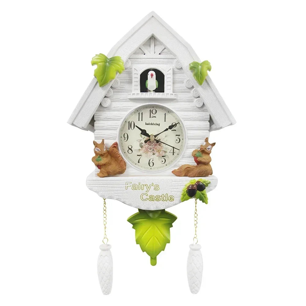 NEIGE - Horloge coucou