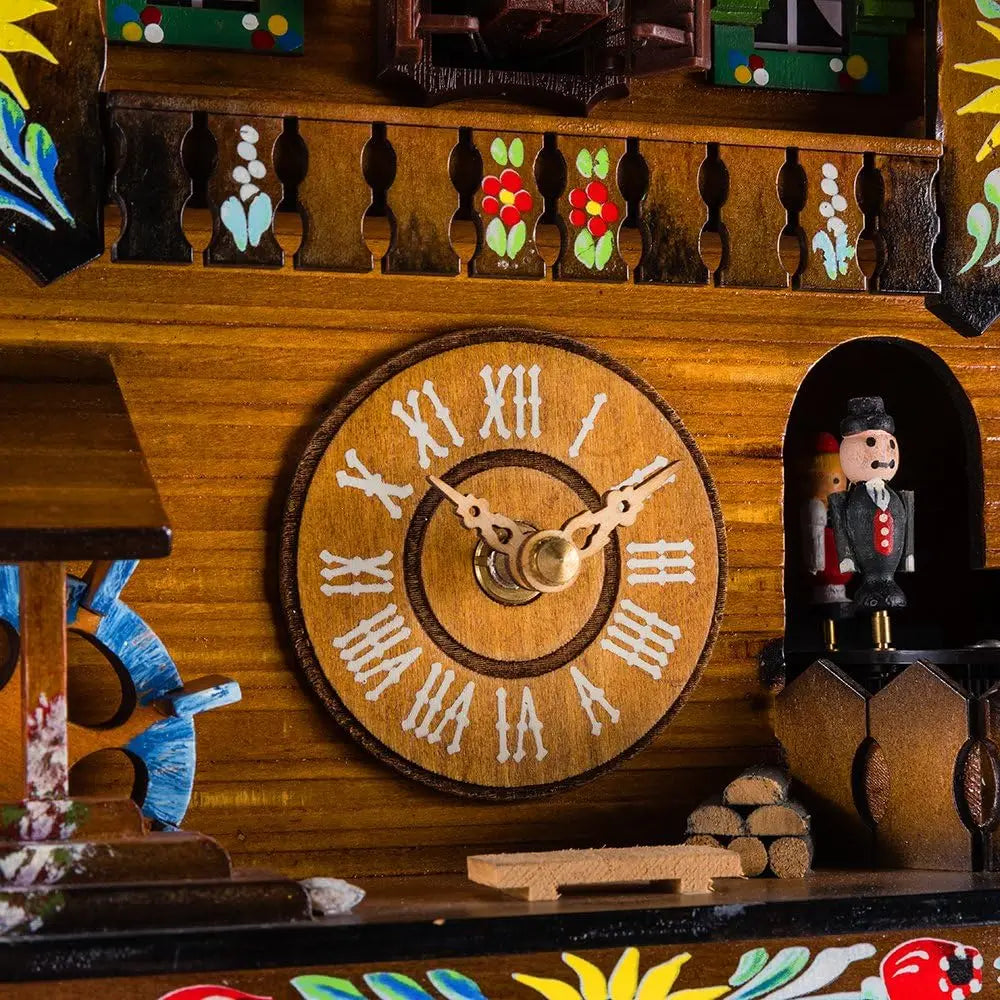 CABANE - Horloge coucou bois chalet