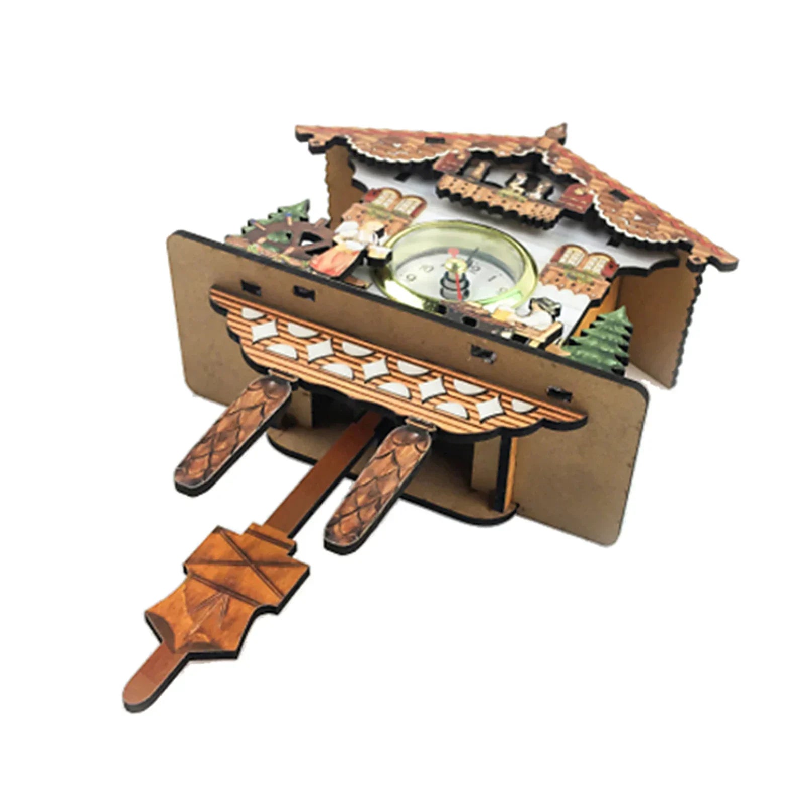 SYLVAN - Horloge coucou forêt maison