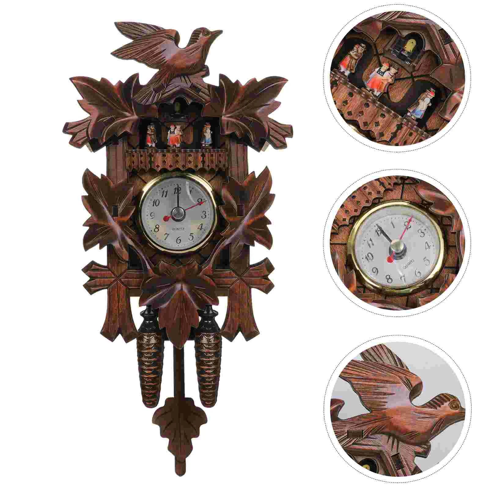 TRADIBOIS - Horloge coucou bois traditionnelle
