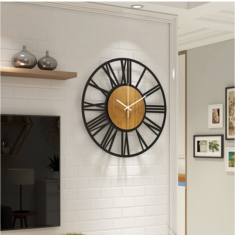 Horloge Murale Bois Scandinave