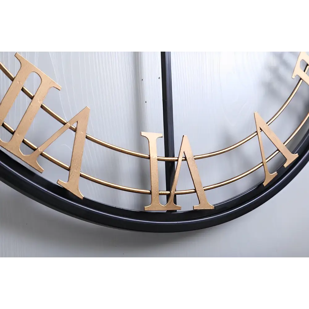 Grande Horloge Murale Design Chiffre Romain