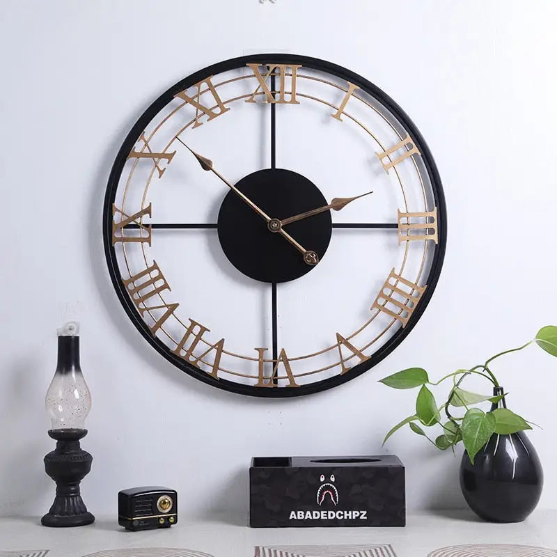 IMPERIA - Grande horloge murale chiffres romains