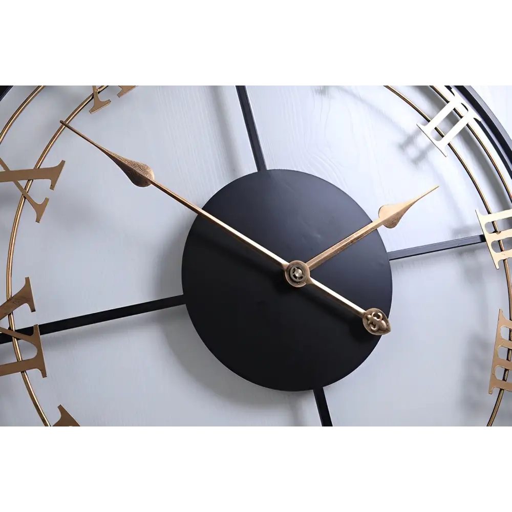 Grande Horloge Murale Design Chiffre Romain