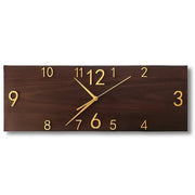 NORDEN - Horloge murale rectangulaire bois