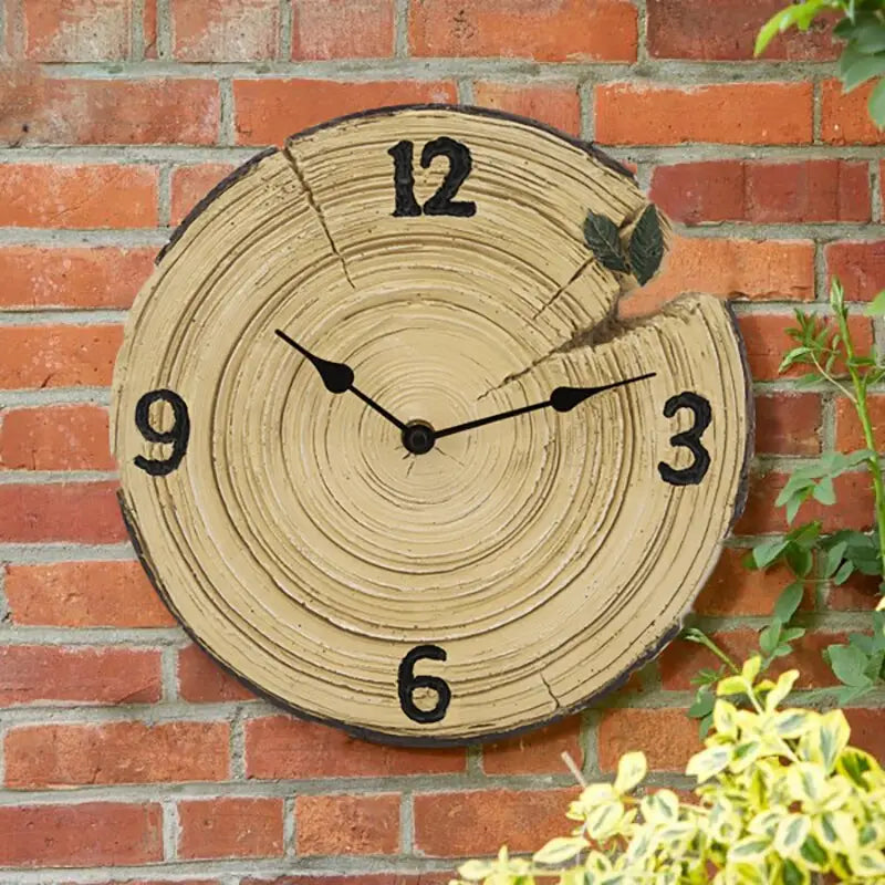 RUSTA - Horloge murale rustique bois