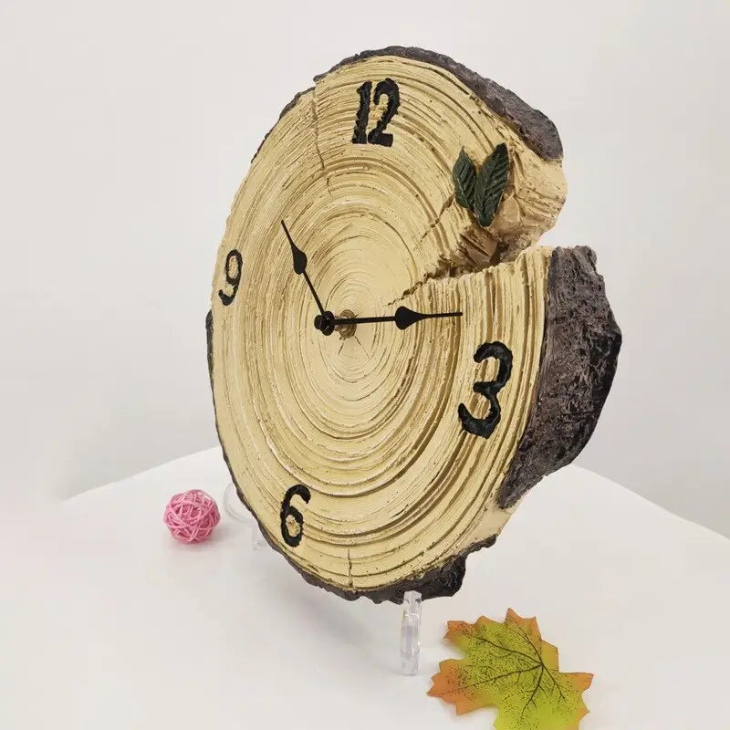 RUSTA - Horloge murale rustique bois