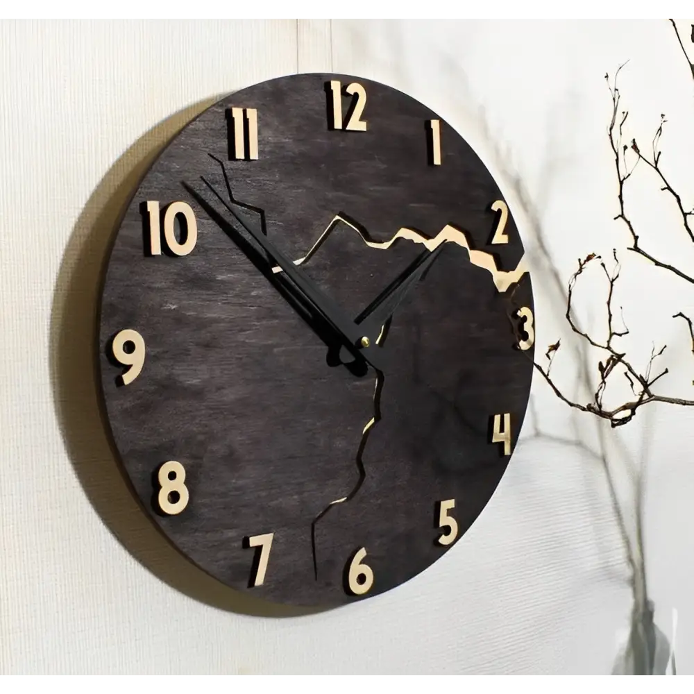 BOSCO - Horloge murale bois design