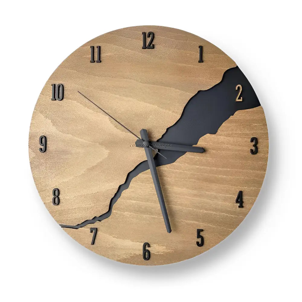 BOSCO - Horloge murale bois design