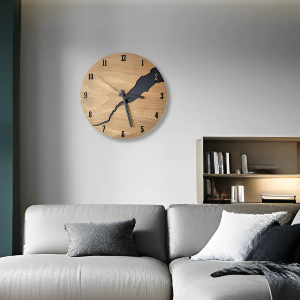 BOSCO - Horloge murale bois design