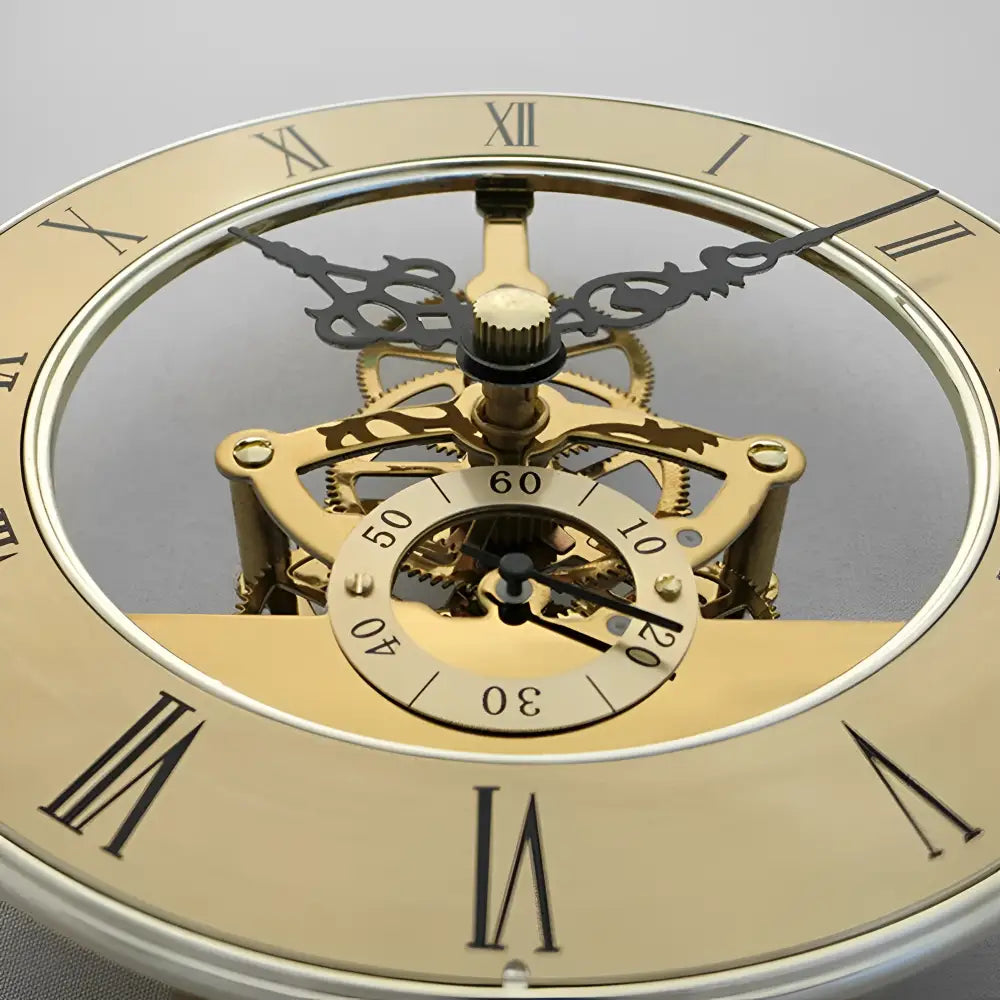 Horloge de Bureau Design Transparente