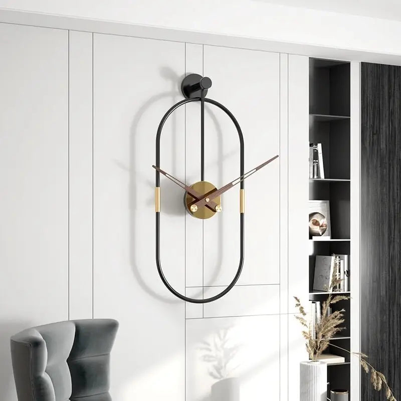 Horloge Murale Design Ovale