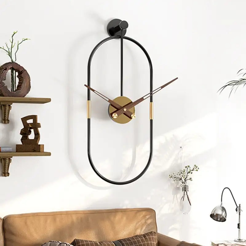 Horloge Murale Design Ovale