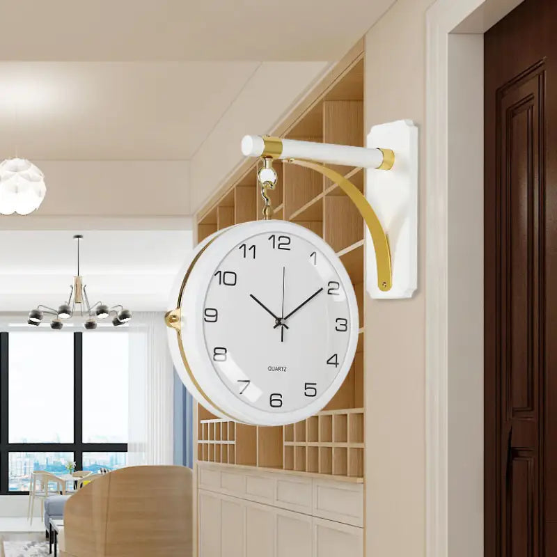 DOMA - Horloge double face décorative