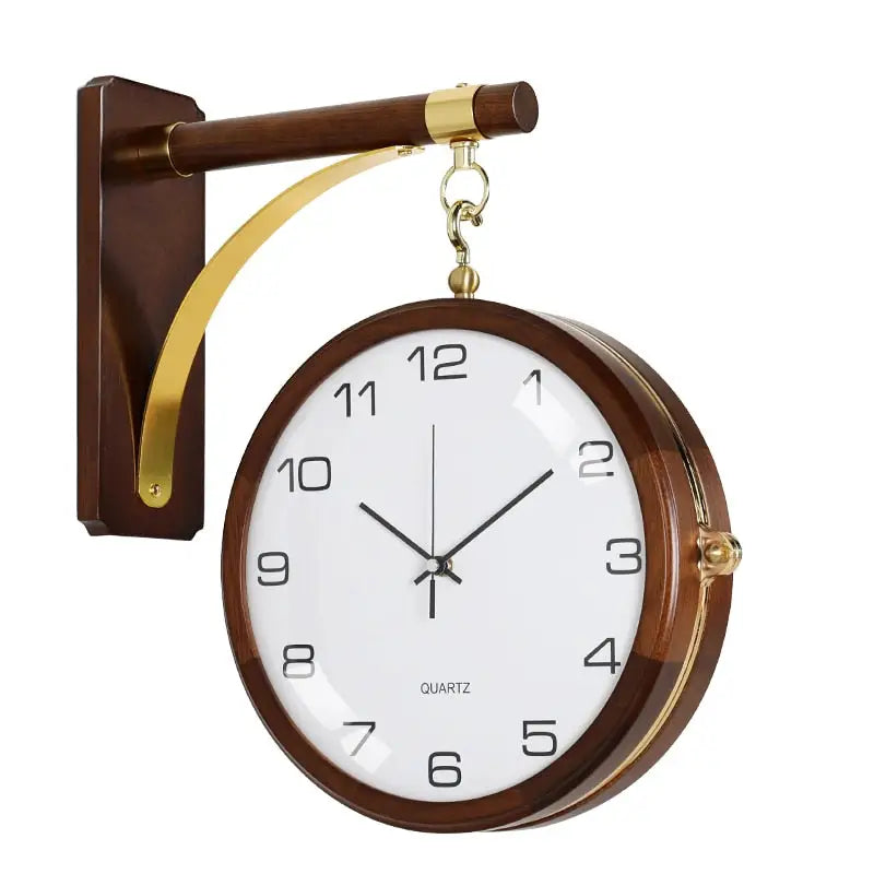 DOMA - Horloge double face décorative