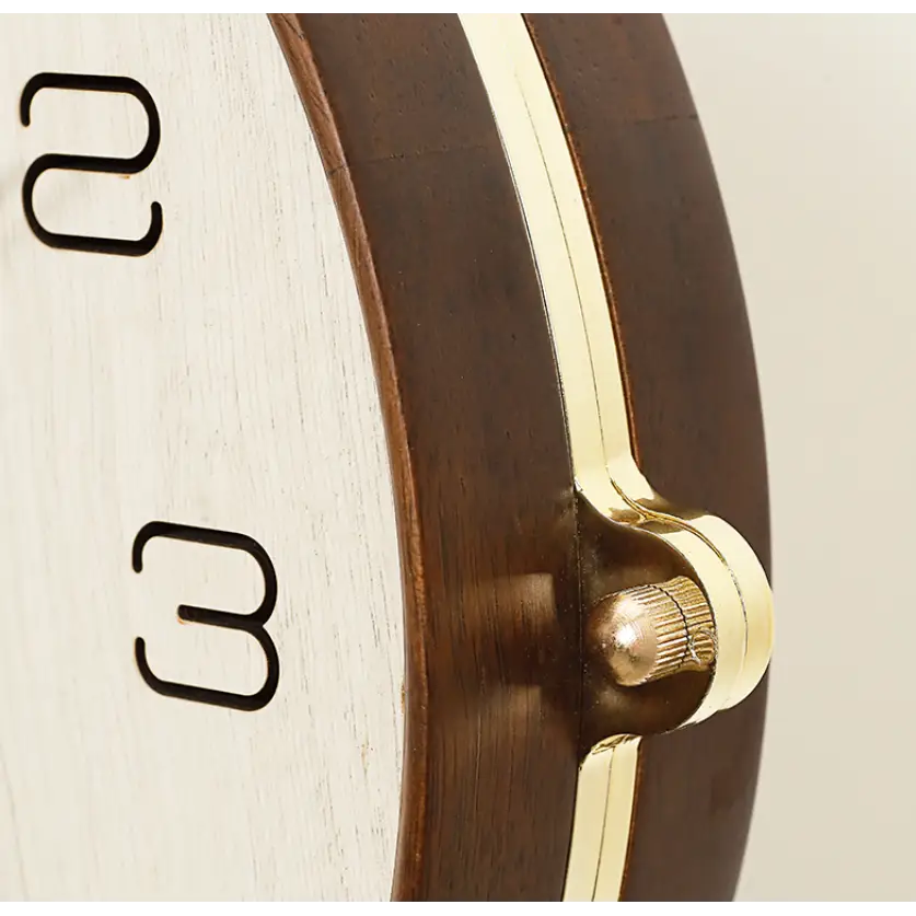 Horloge Double Face en Bois