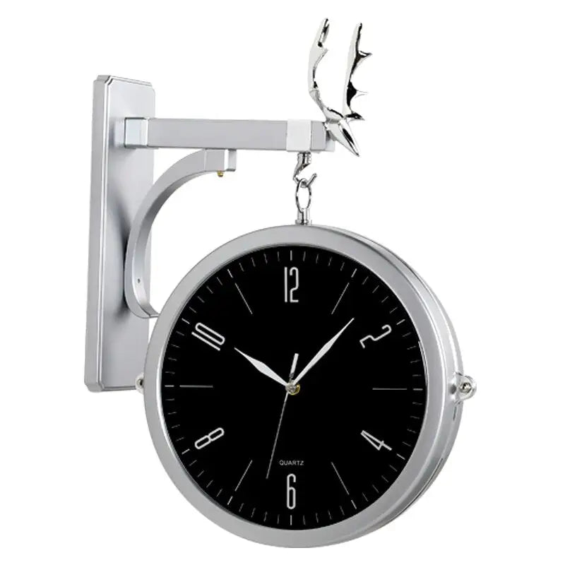 METRO - Horloge double face moderne