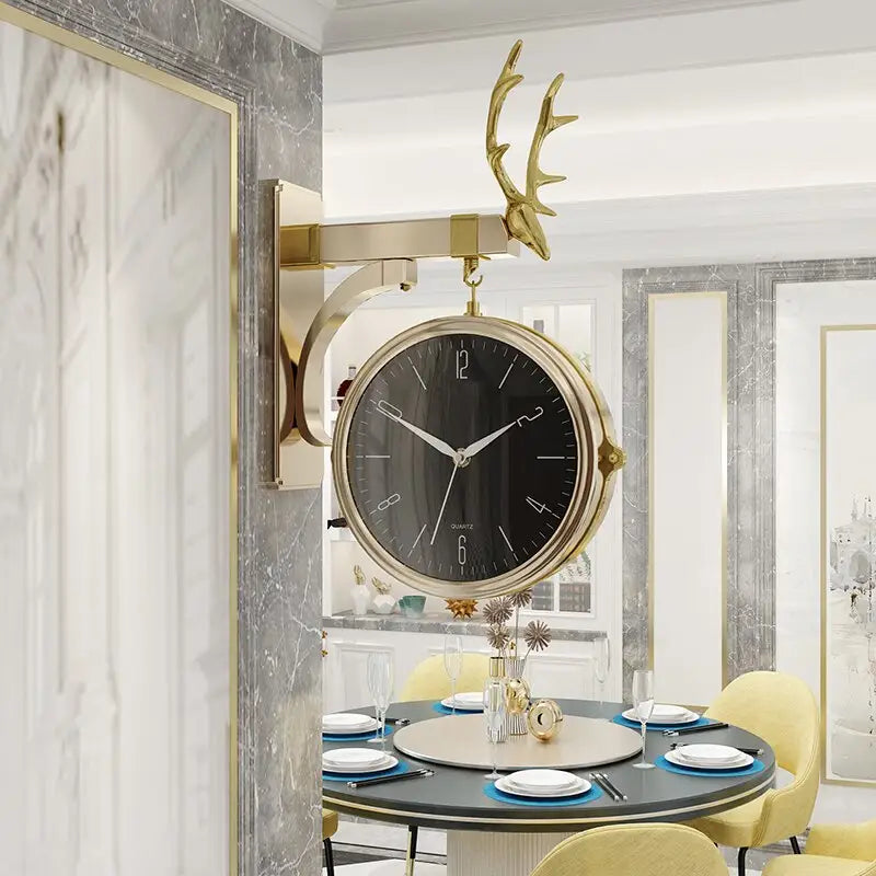 Horloge Double Face Moderne