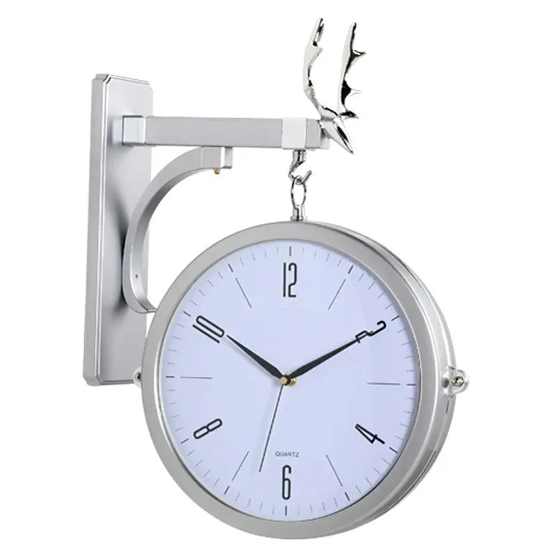 METRO - Horloge double face moderne
