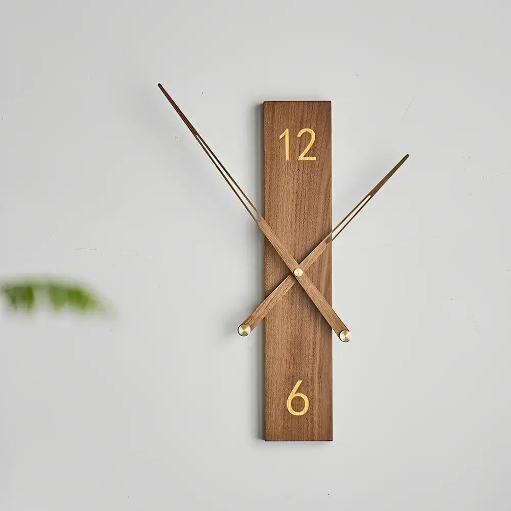 Horloge Murale Moderne Bois Massif