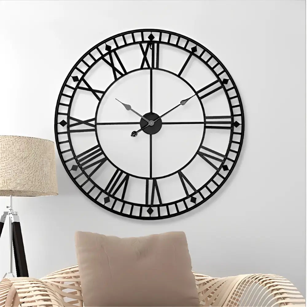 Horloge Murale Rétro Industriel