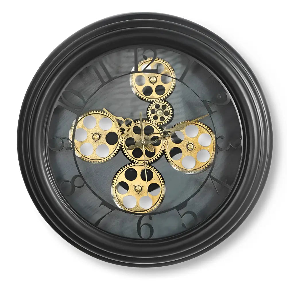 Horloge Murale Engrenages Apparents