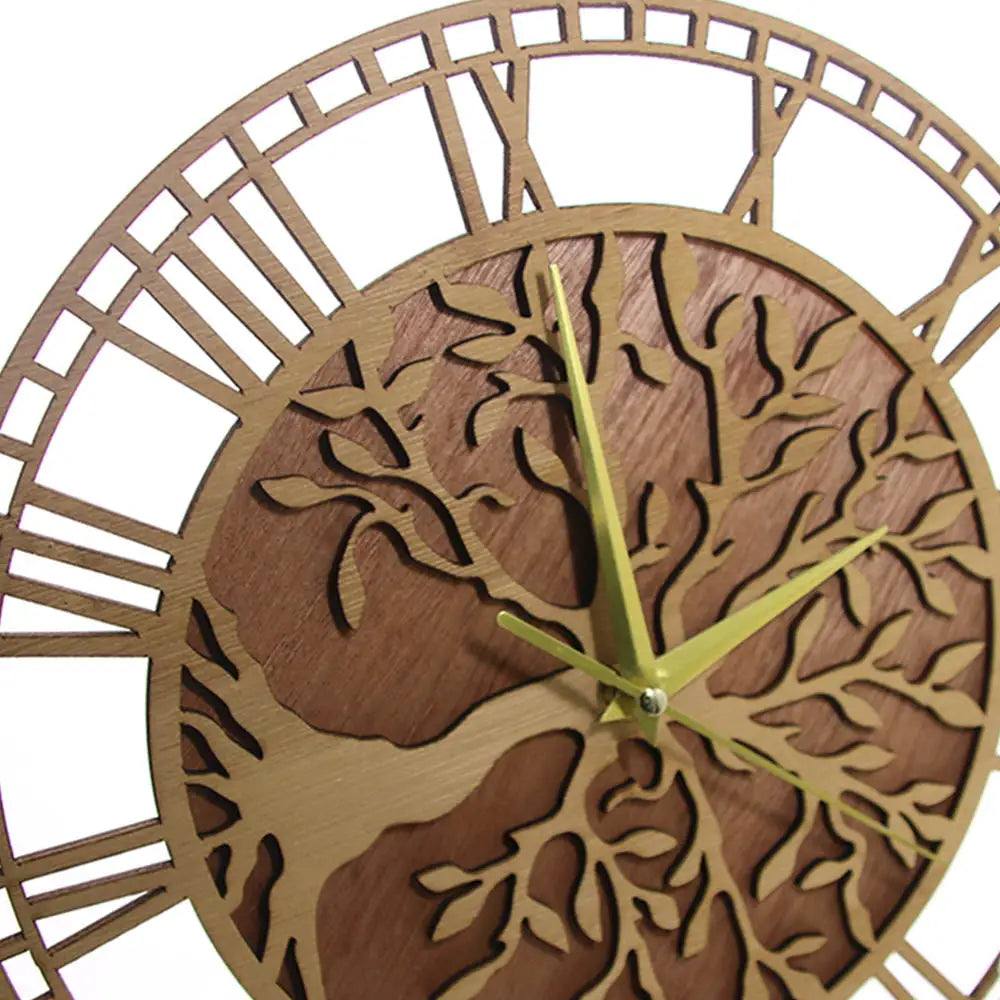 SYLVA - Horloge murale arbre de vie 30-40 cm
