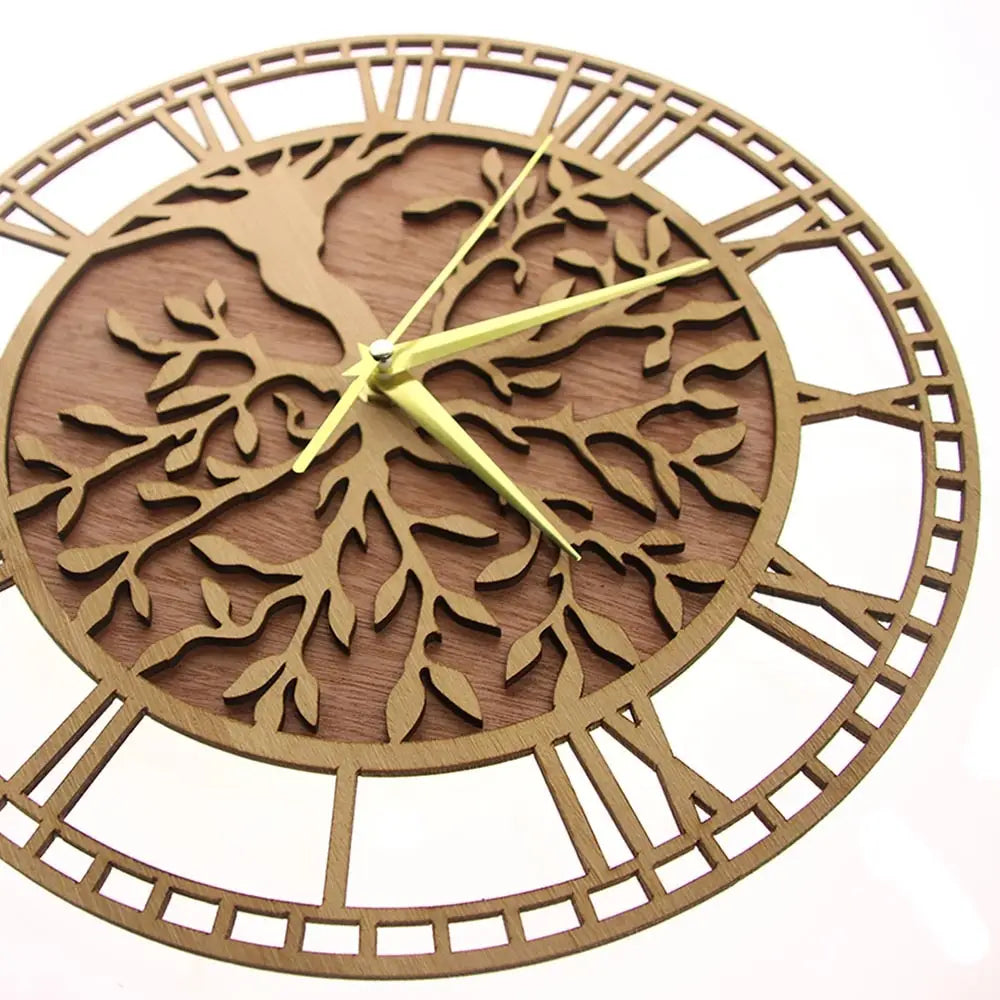 SYLVA - Horloge murale arbre de vie 30-40 cm