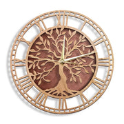 SYLVA - Horloge murale arbre de vie 30-40 cm