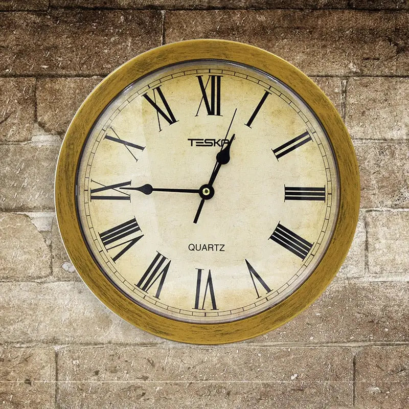 CACHE - Horloge murale vintage