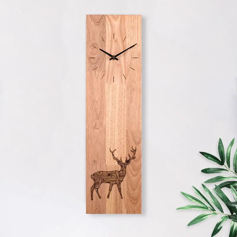 Horloge Murale Bambou