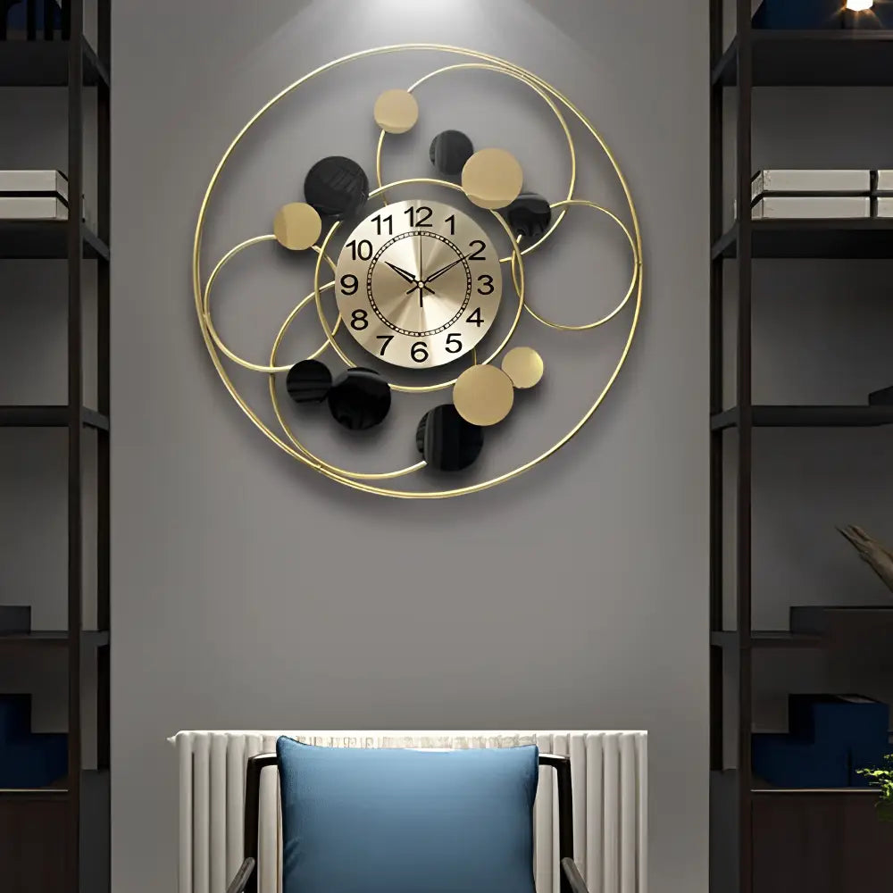 SOLAR - Horloge murale cercle design