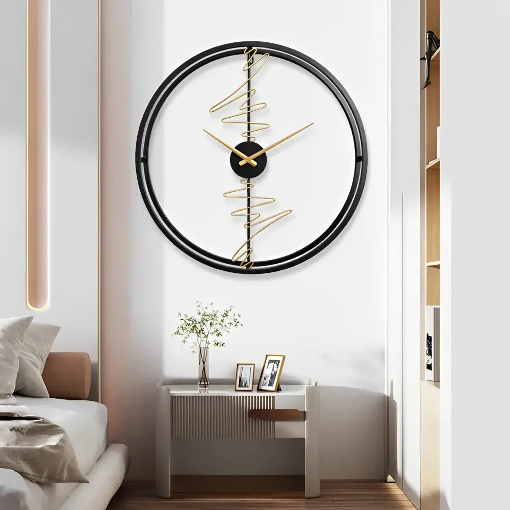 NIMBUS - Horloge murale cercle abstrait