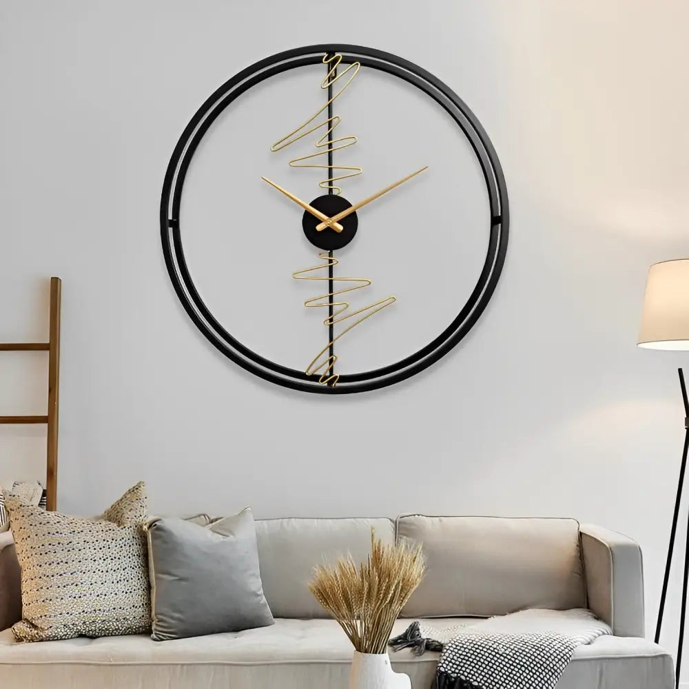NIMBUS - Horloge murale cercle abstrait